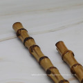 Plastic replacement customized straight natural color bamboo handle for tray 26 cm long
